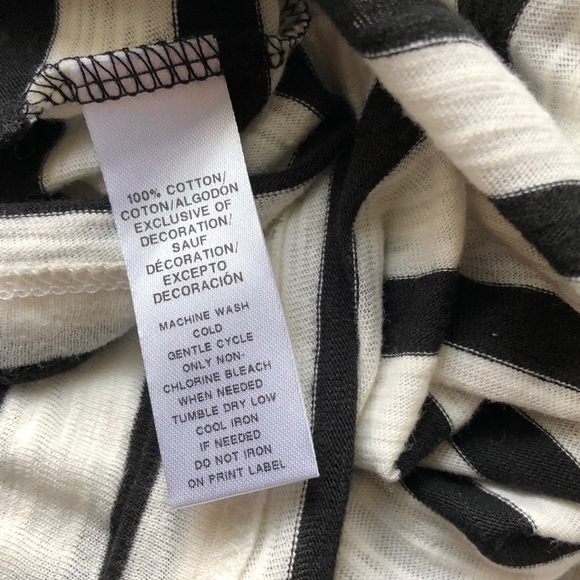 Ann Taylor LOFT Bow Striped 3/4 Top - Picture 6 of 6